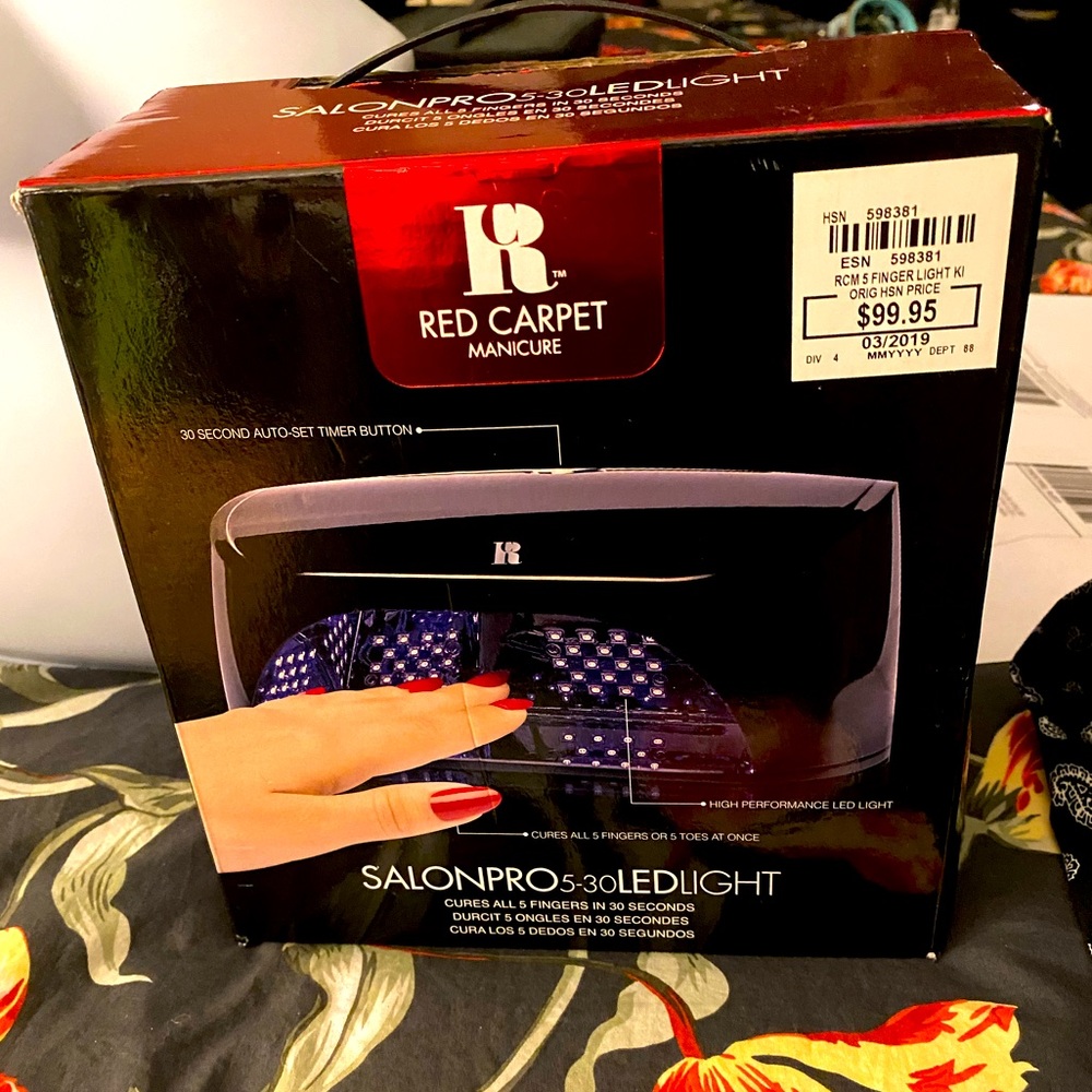 HSN Red Carpet gel Nail dryer